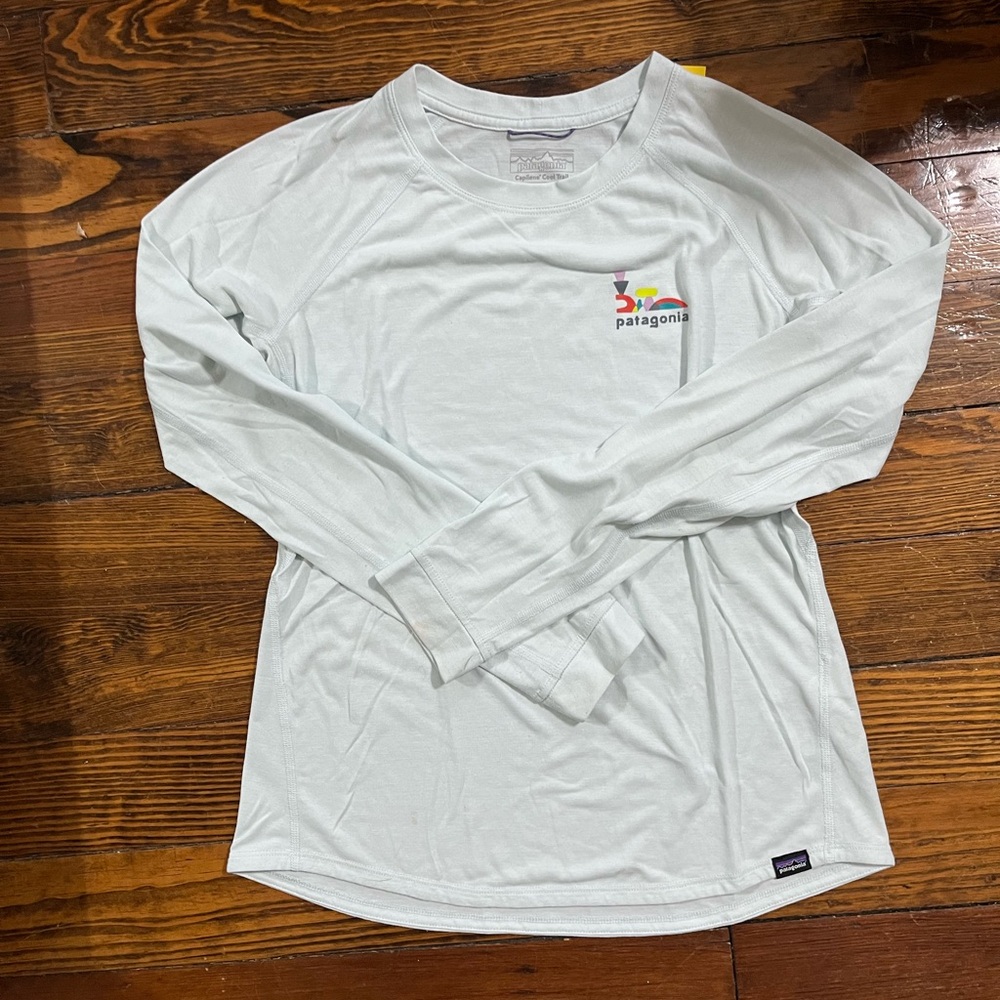 Patagonia White Long Sleeve Shirt